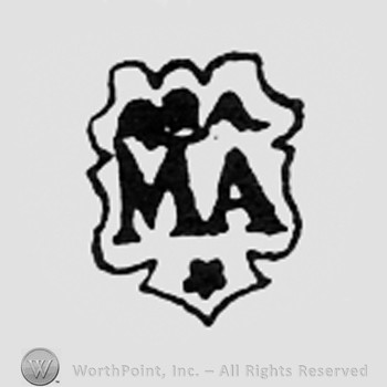 Letters MA, two stars above and a cross bellow.