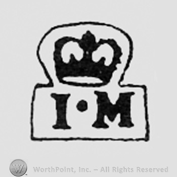 Crowned letters IM.