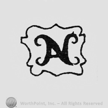 Monogram of letters AN.