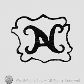 Monogram of letters AN.