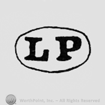 Letters LP inside an oval.