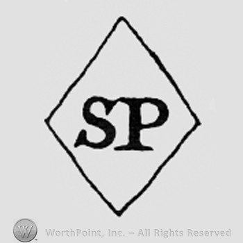Letters SP inside a diamond.