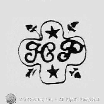 Letters HP and two stars above and bellow.