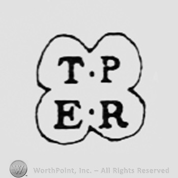 Letters TEPR inside a shape like a clover.