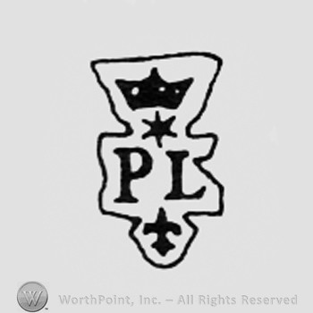 Crown and star above letters PL; fleur-de-lis bellow.