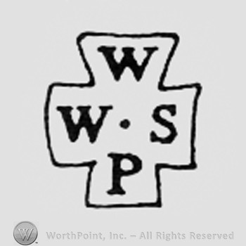 Letters WWPS inside a shape like a cross.