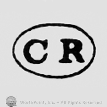Letters CR inside an oval.
