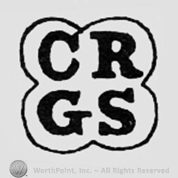 Letters CR GS inside a shape like a clover.