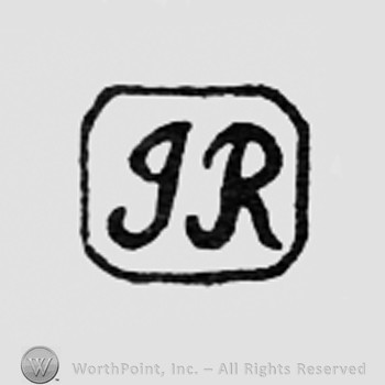 Letters JR inside a rectangle.
