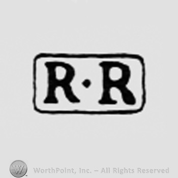 Letters RR inside a rectangle.