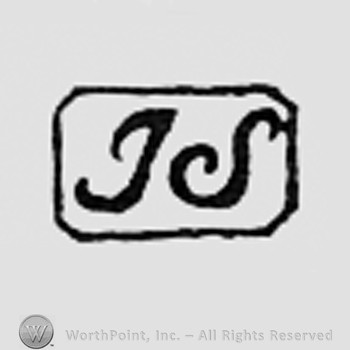 Letters IS inside a rectangle.