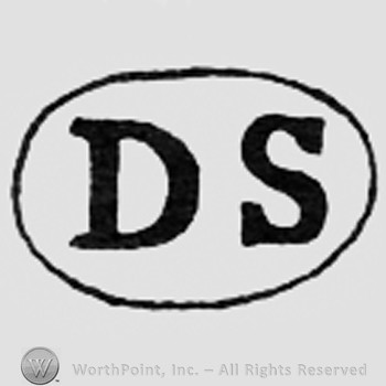 Letters DS inside an oval.