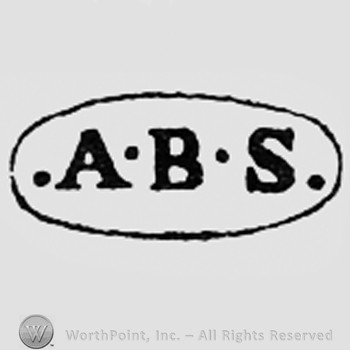 Letters ABS inside an oval.