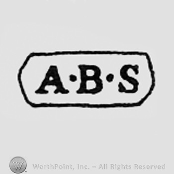 Letters ABS inside a rectangle.