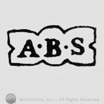 Letters ABS inside a rectangle; the frame is looped.