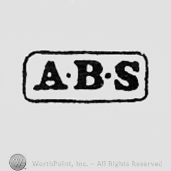 Letters ABS inside a rectangle.