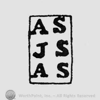 Letters AS JS AS inside a rectangle.