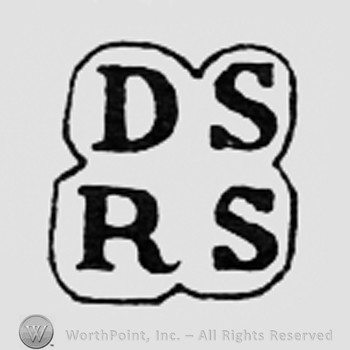 Letters DS RS inside a shape like a clover.