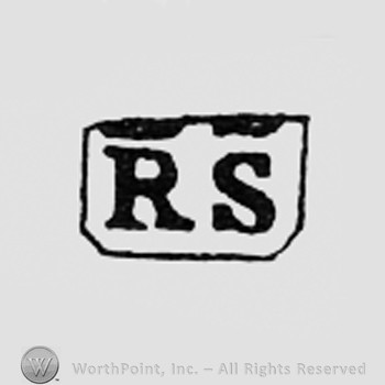 Letters RS inside a rectangle.