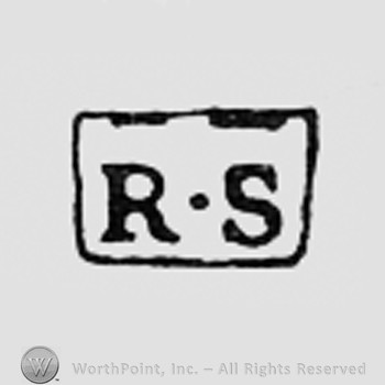 Letters RS inside a rectangle.