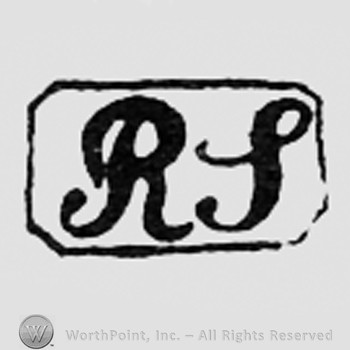 Letters RS inside a rectangle.