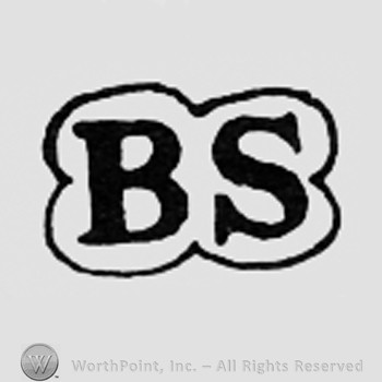 Letters BS inside a looped rectangle.