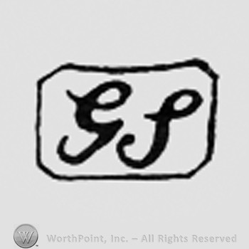 Letters GS inside a rectangle.
