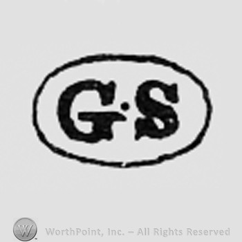 Letters GS inside an oval.