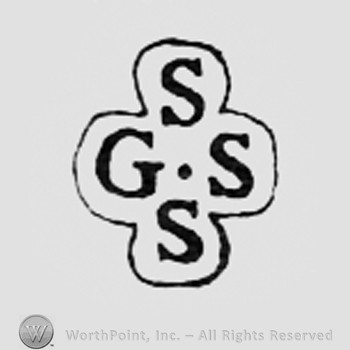 Letters SGSS inside a shape like a cross.