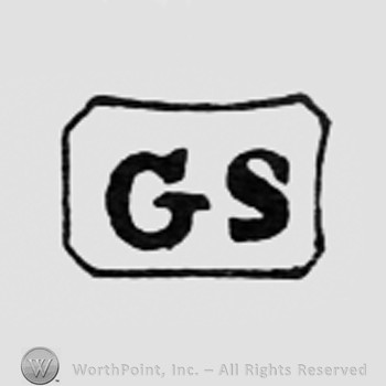Letters GS inside a rectangle.