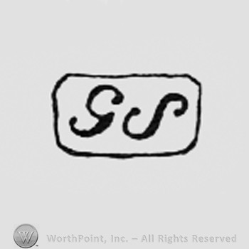 Letters GS inside a rectangle.
