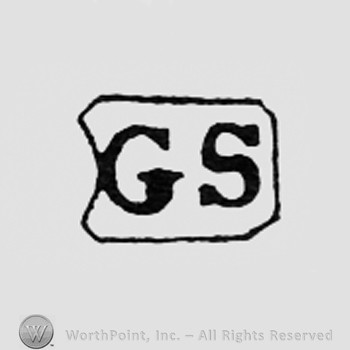 Letters GS inside a rectangle.