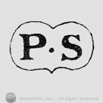 Letters PS inside a shape like a heart.