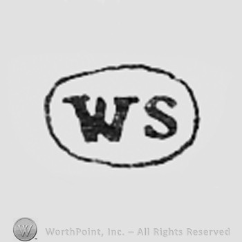 Letters WS inside an oval.