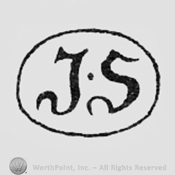 Letters IS inside a circle.