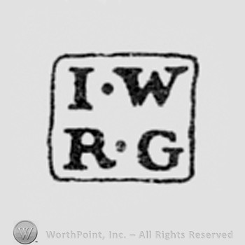 Letters IW RG inside a square.