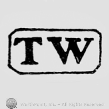 Letters TW inside a rectangle.