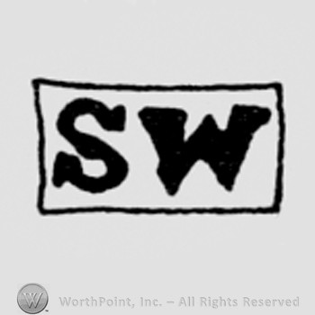 Letters SW inside a rectangle.