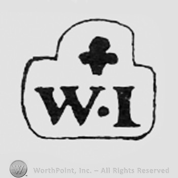 Fleur-de-lis above letters WI.