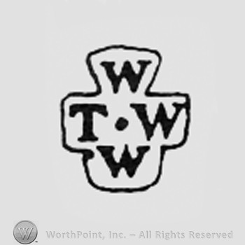 Letters TWWW inside a shape like a cross.