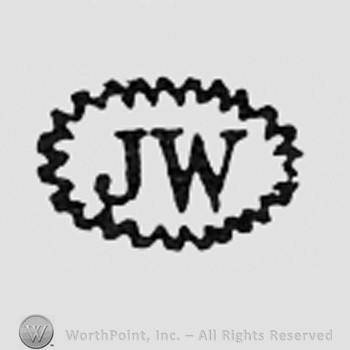 Letters JW inside an oval.