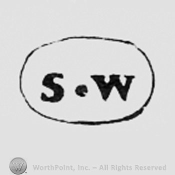 Letters SW inside an oval.