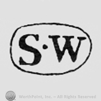 Letters SW inside an oval.