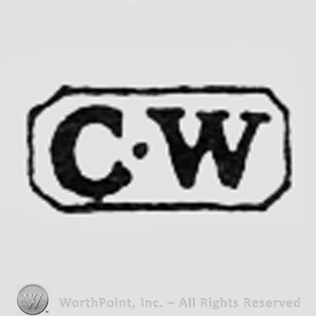 Letters CW inside a rectangle.