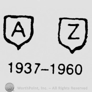 Two squares each with a letter in.
