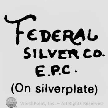 Federal Silver Co. written with uppercase letters over uppercase E.P.C