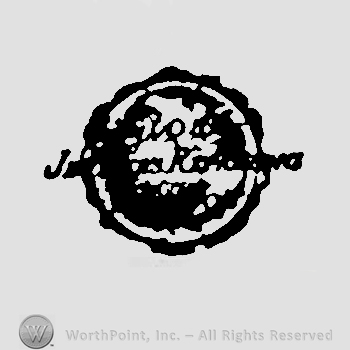 Ornamented circle with undescifrable writings over it