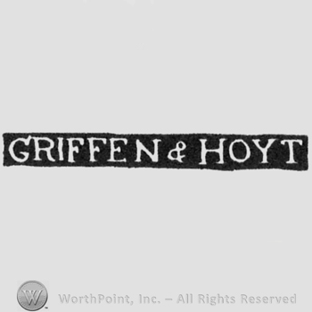 The name Griffen & Hoyt written with uppercase letters