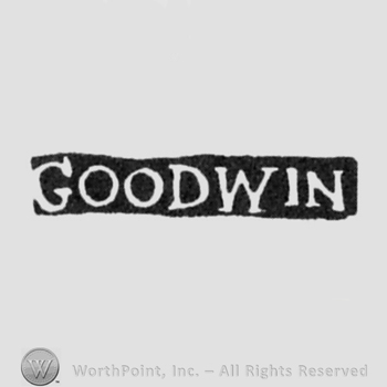 The name Goodwin written with uppercase letters