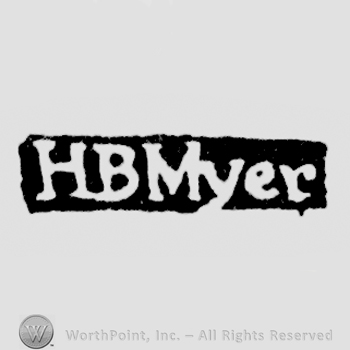 The name HBMyer written with lowercase letters